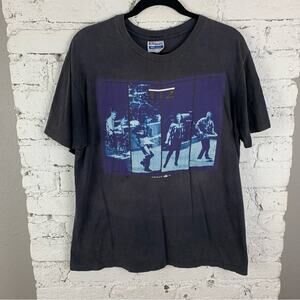 87’ U2 Vintage Short Sleeve Band Tee Single Stitch Joshua Tree Tour Lineup Back